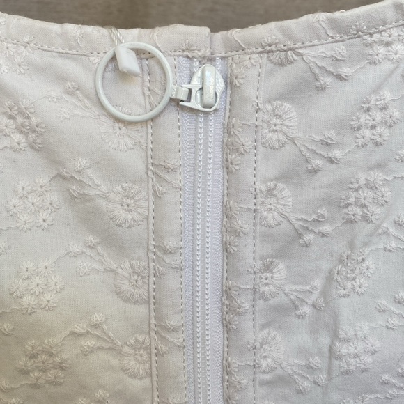 Corset Story White Eyelet Short Sleeve Top - Picture 6 of 16